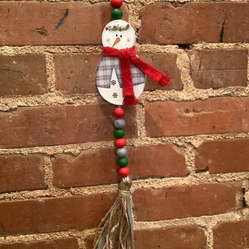 Snowman Bead Ornament