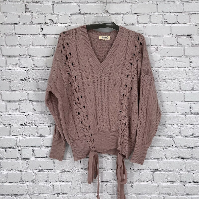 Listicle Sweater, Purple, Size: Small