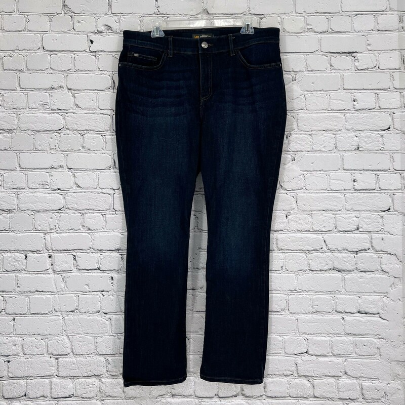 Lee Flex Jeans, Denimn, Size: 16S