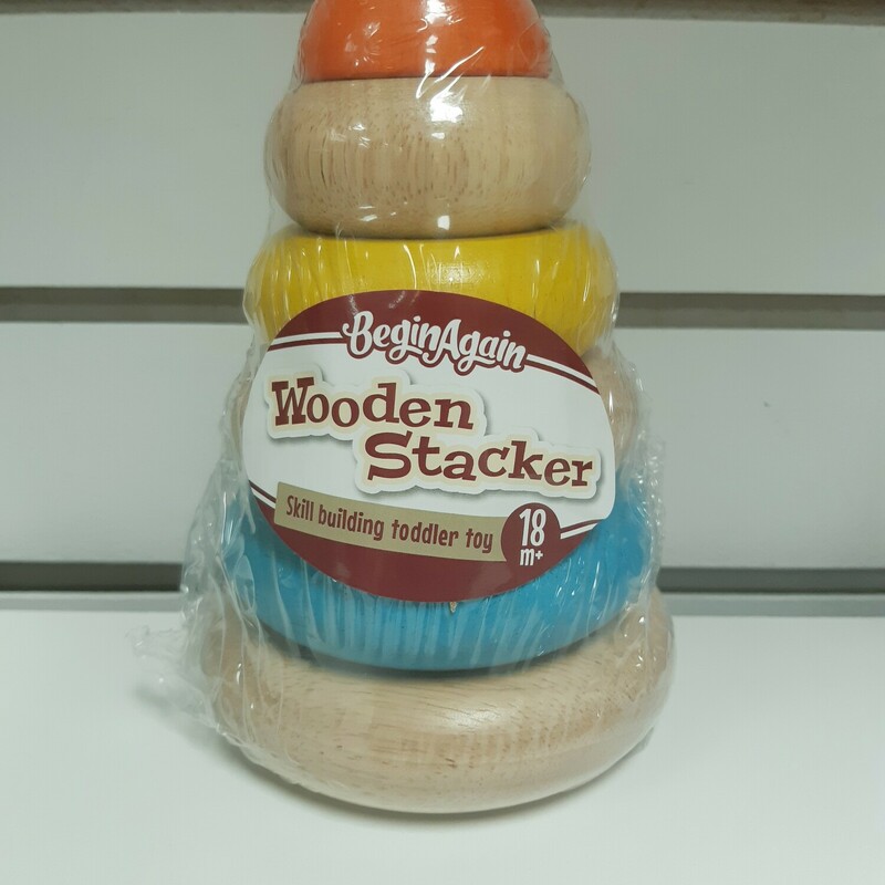 Wooden Stacker, 18m+, Size: Infant