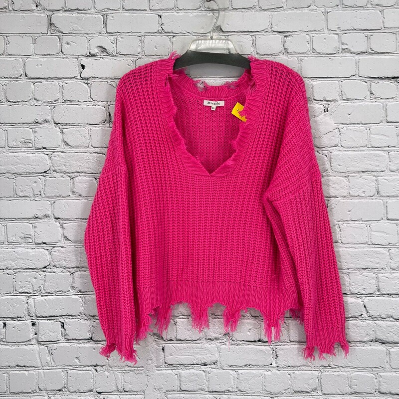 Miracle Sweater, Pink, Size: M/L