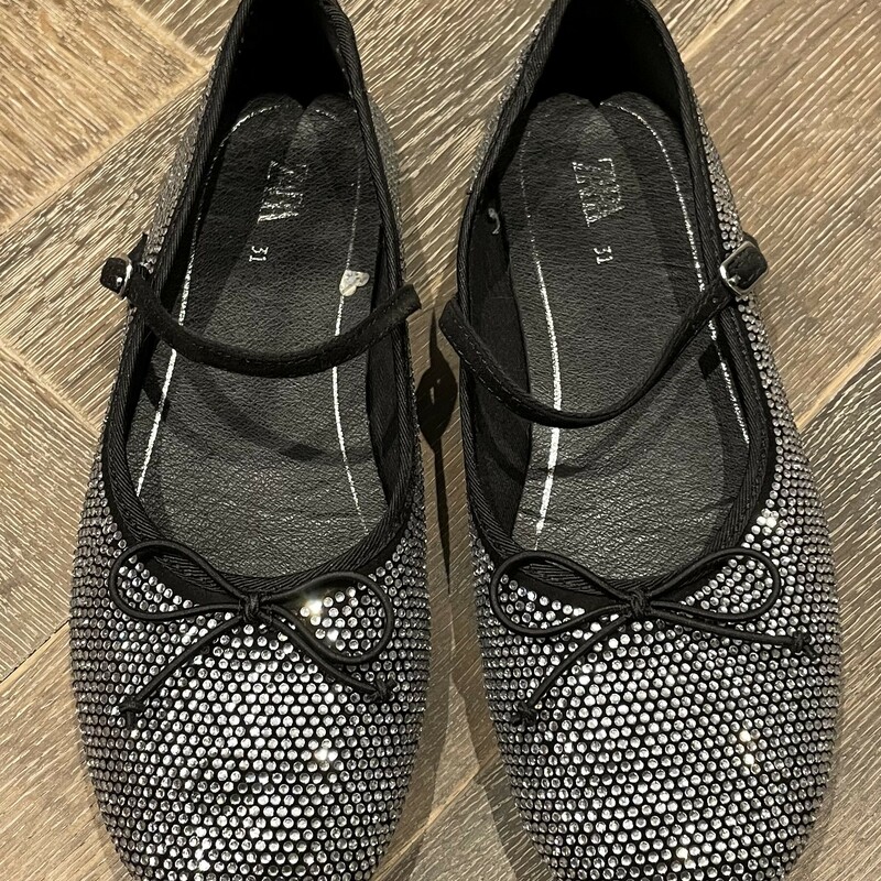 Zara Shoes, Silver, Size: 13Y