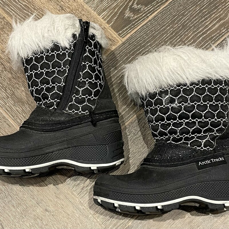 Arctic Tracks Winter Boot, Black, Size: 7T