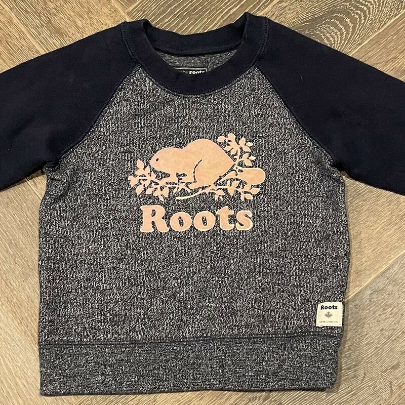 Roots Sweatshirt, Blue, Size: 18-24M