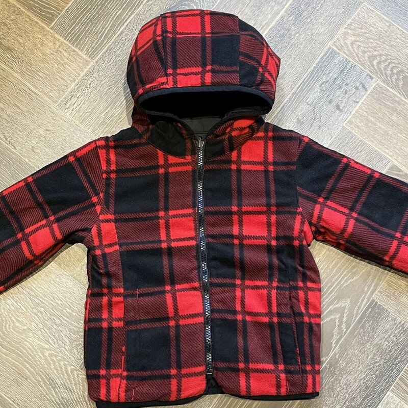 Columbia Reversible Jacke, Blk/red, Size: 4Y