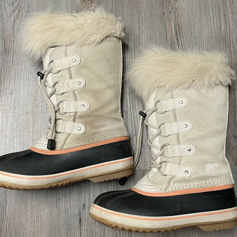 Sorel Suede Winter Boots, Beige, Size: 3Y