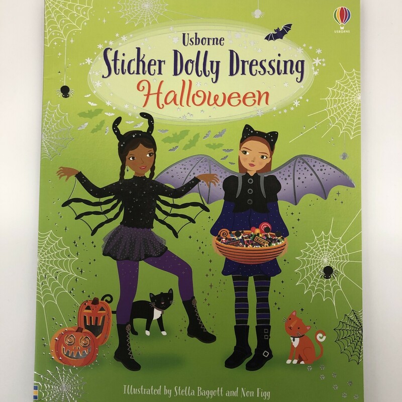 Sticker Dolly Halloween, Size: Usborne, Item: NEW