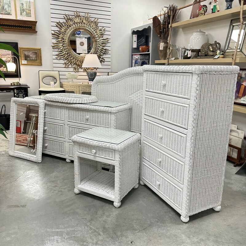 Wicker Bedroom Set Fiddleheads Consignment LLC