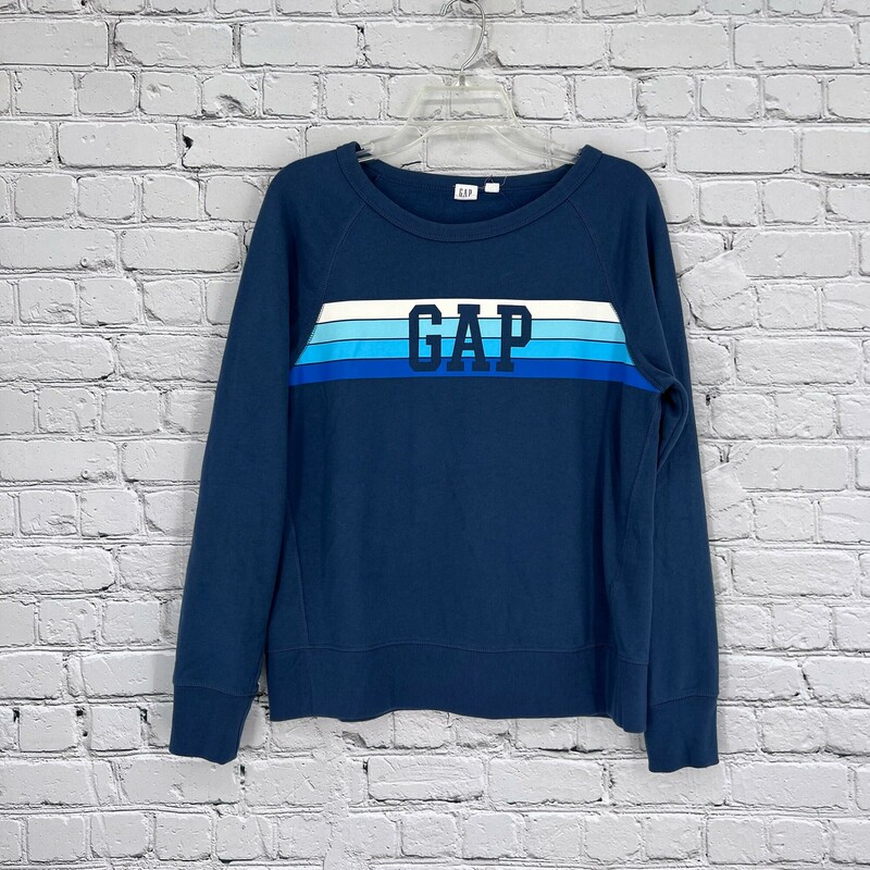 Gap Sweatshirt, Blue, Size: Medium