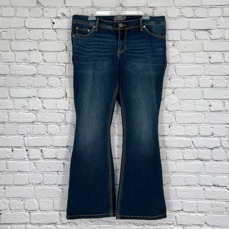 Torrid Luxe Slim Boot Jeans, Denim, Size: 14S