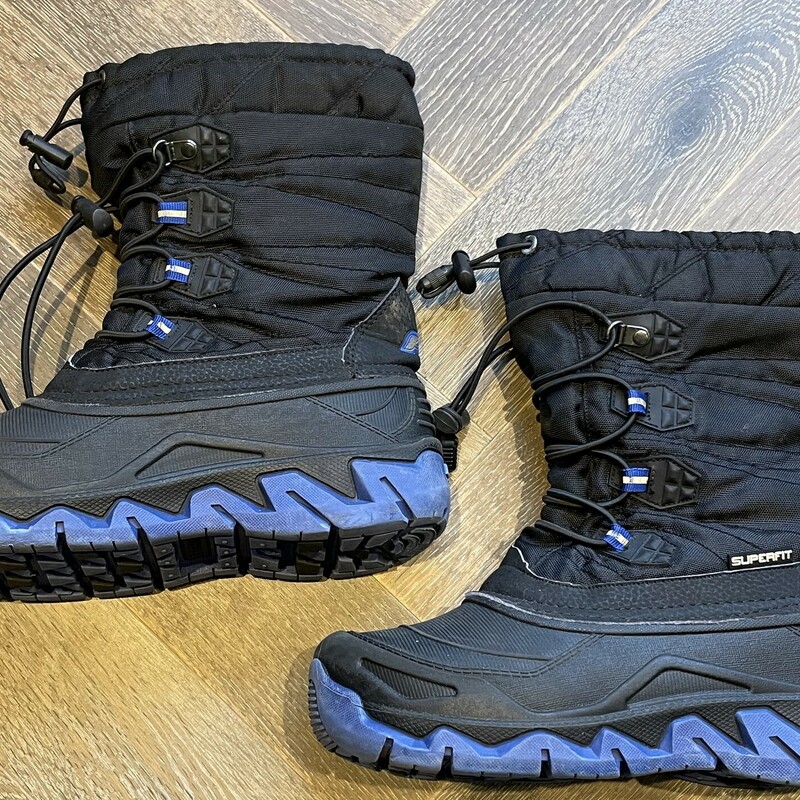 Superfit Winter Boots, Black, Size: 3Y