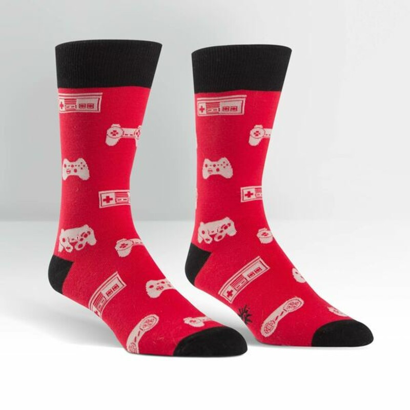 Mens Socks Multiplayer, Red, Size: Socks