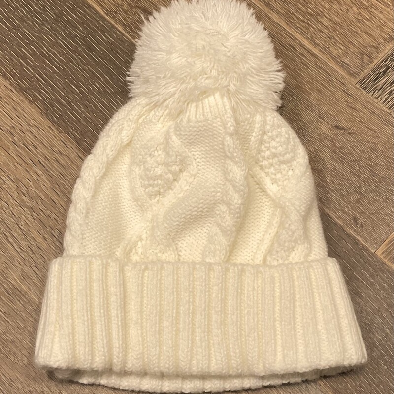 Gap Knit Hat, White, Size: 10-12Y
