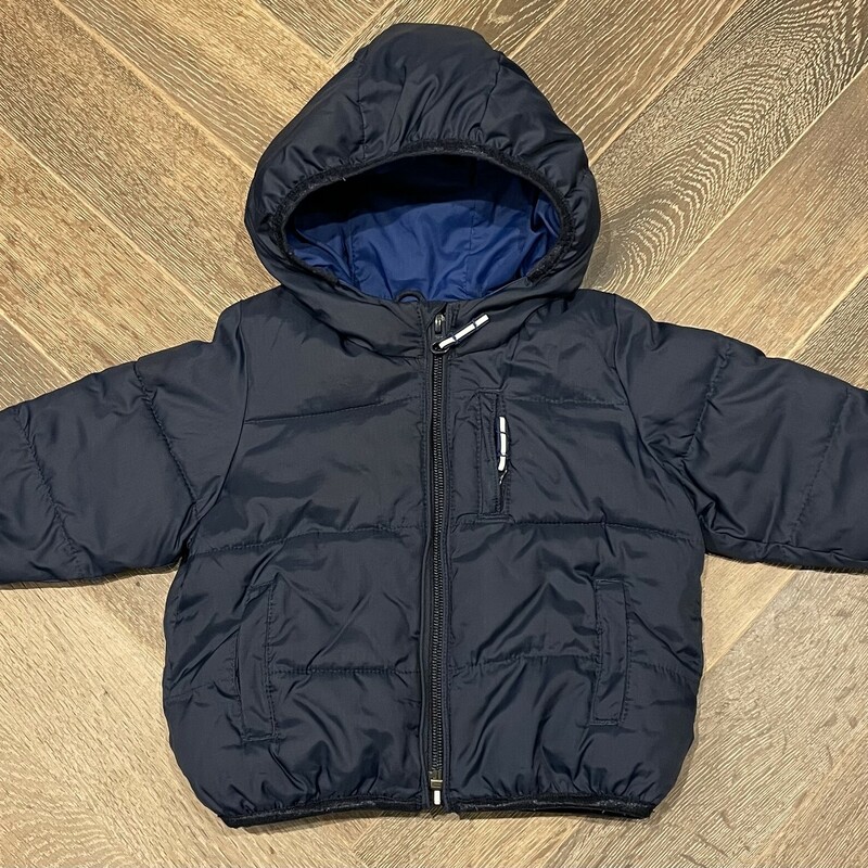 Gap Winter Jacket, Navy, Size: 6-12M