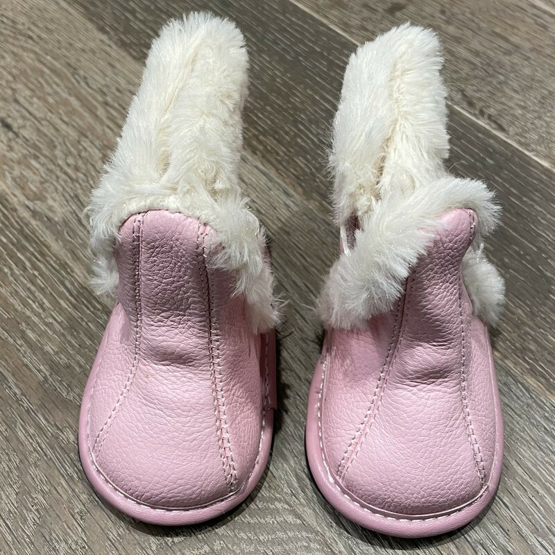 Jack& Lily Booties, Pink, Size: 0-6M