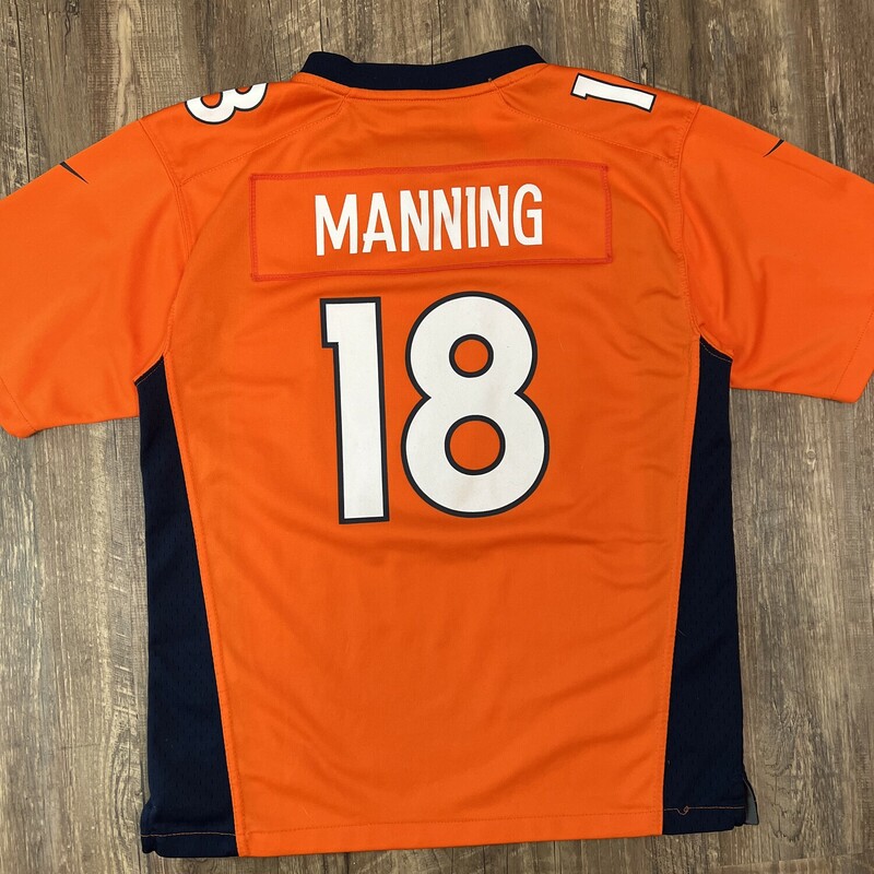 Manning Broncos Jersey, Orange, Size: Youth L