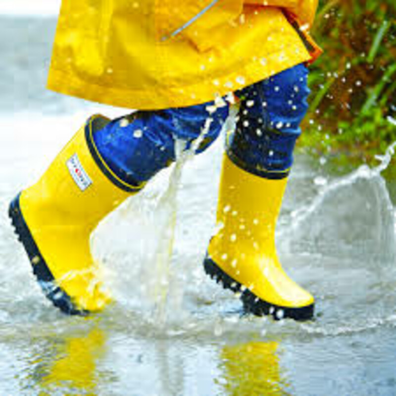 Stonz Rainboots, Yellow, Size: 11Y