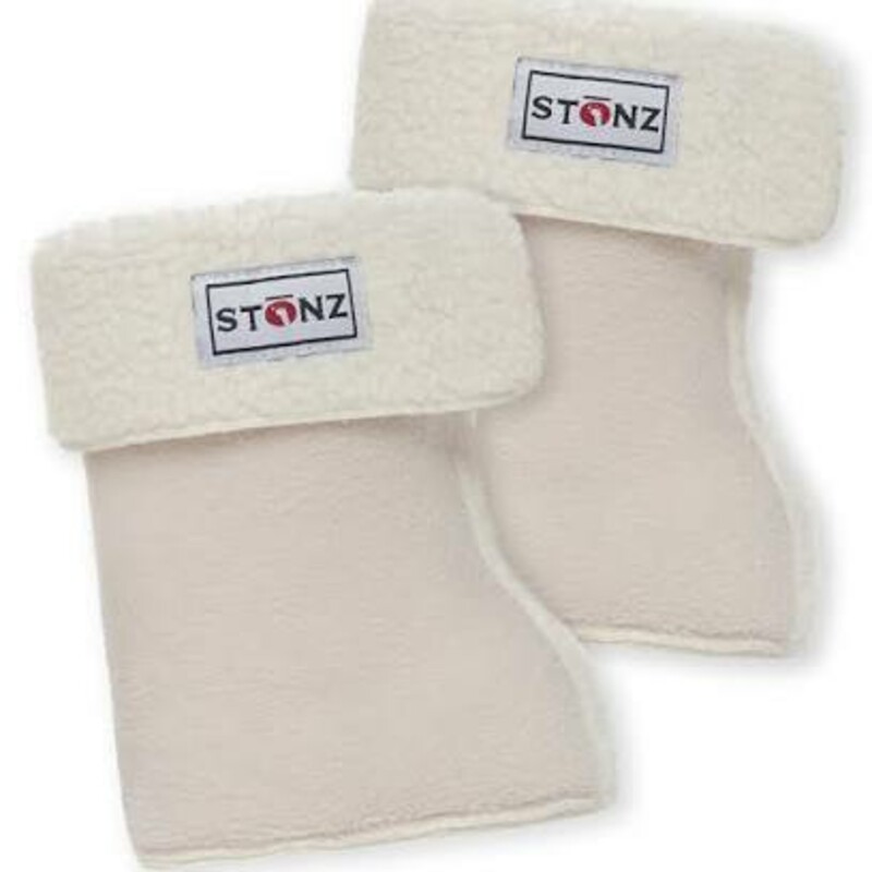 Stonz Sherpa Bonded Fleece Linerz- For Extra Warmth
Beige,
Size: Medium
NEW!

Goes inside the same size Stonz WInter Bootie!