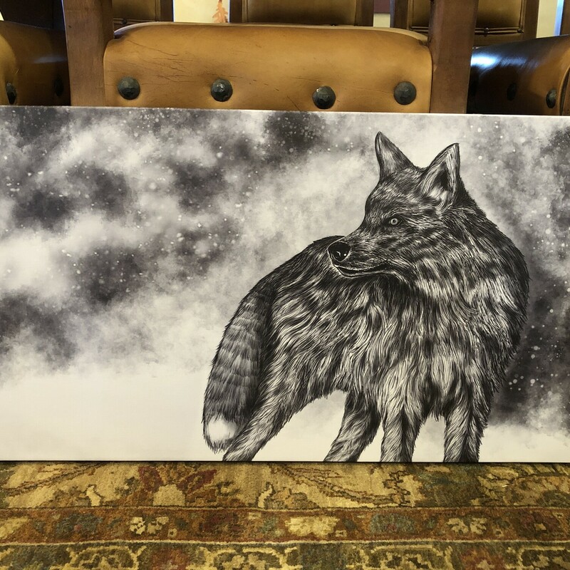 Coyotes On Canvas