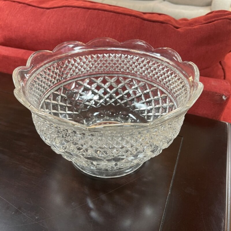 Pressed Glass Bowl