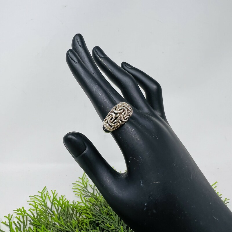 925 Knotted Ring