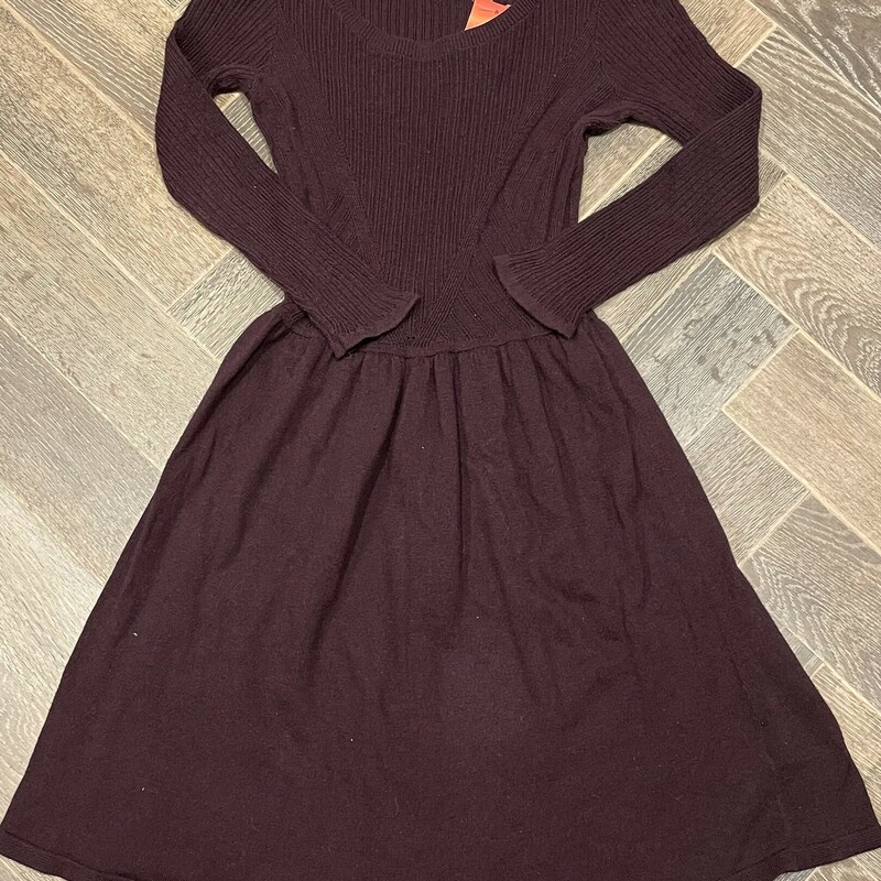 AE Knit Dress, Maroon, Size: 14Y+