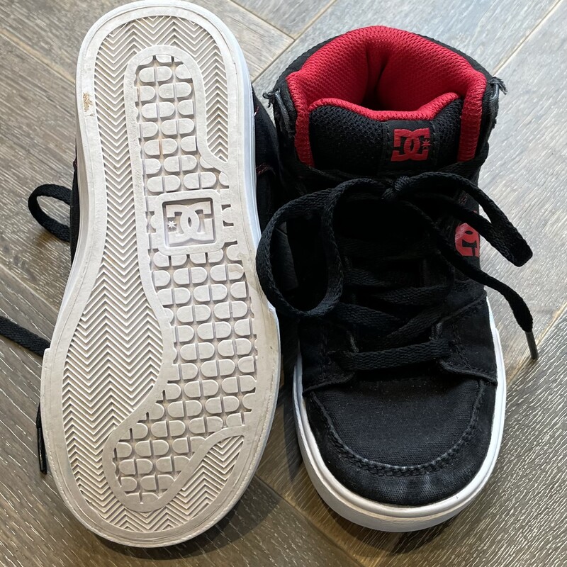DC  Hightop Shoes, Black, Size: 12Y
