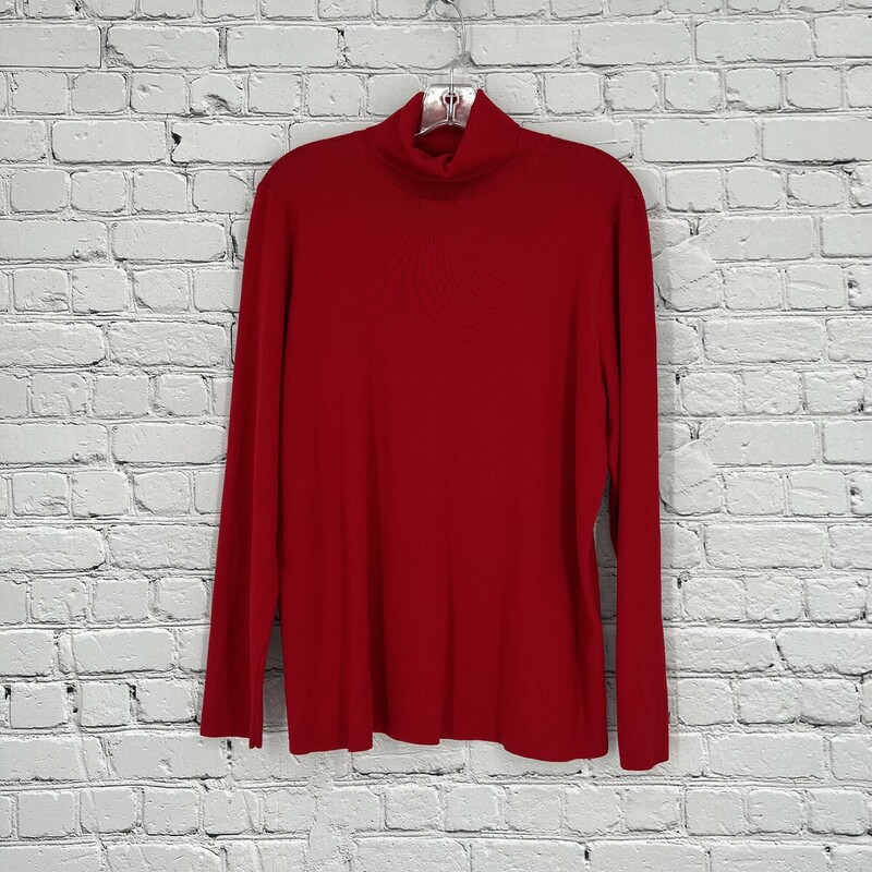 Chicos Sweater, Red, Size: XL