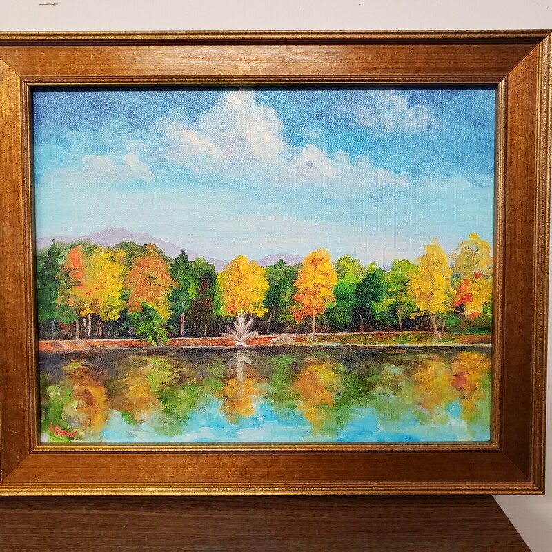 Fall Lake Canvas