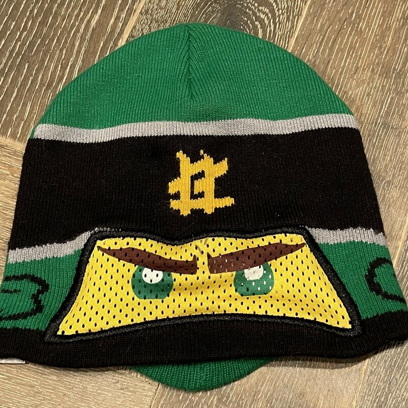 Nijago Knit Hat, Green, Size: 3-4Y