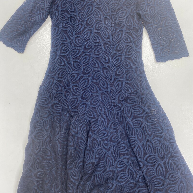 Robbin Designs Dress, Size: 12, Color: Navy