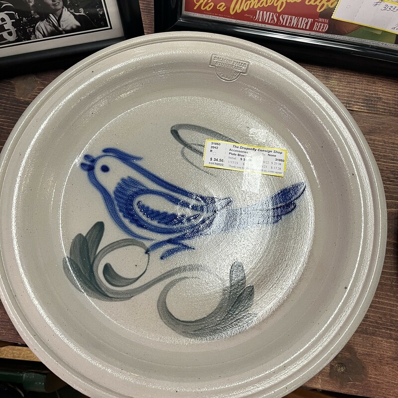 Plate Blue Bird