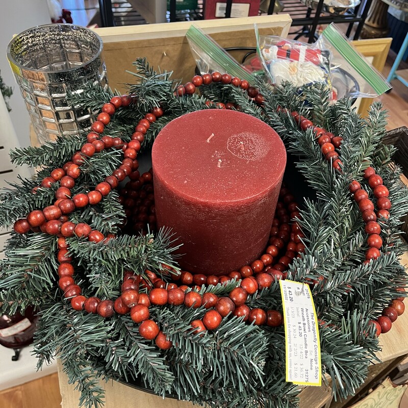 Wreath Bowl Candle Beads