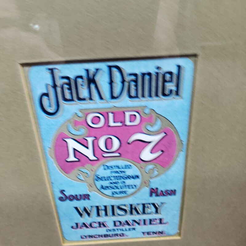 Jack Daniels Whiskey Labels, Wood, Size: 15 X 20
