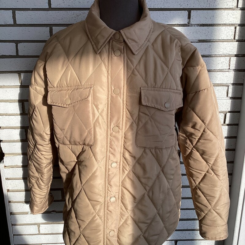 Quilted Btn Up Jacket