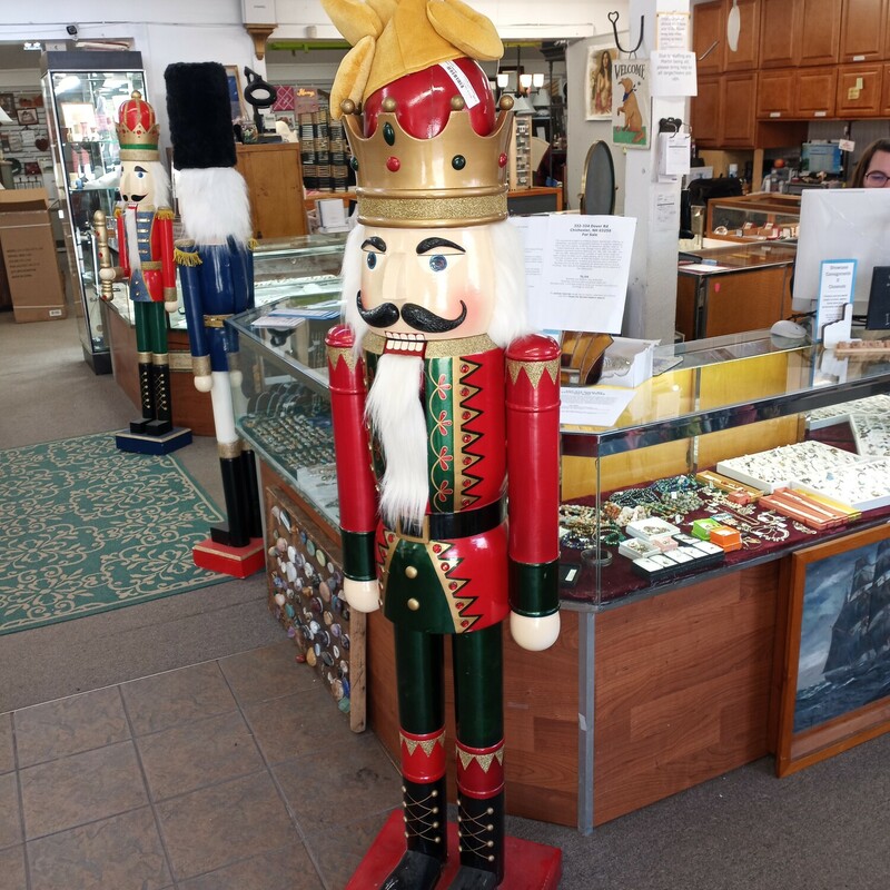 6 Ft Solid wood Nutcracker, @ 20 years old.