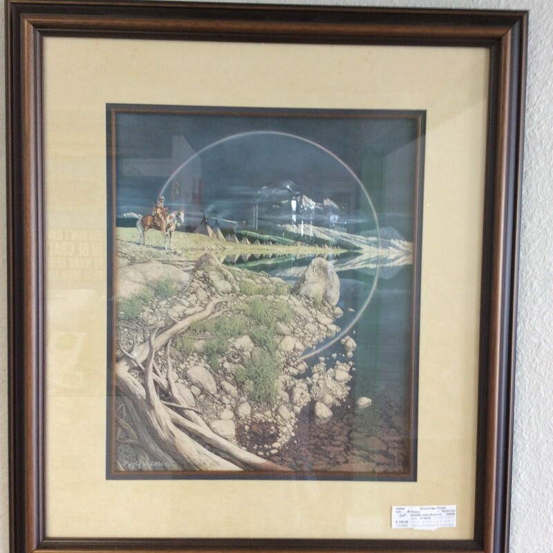 This is a signed and numbered print by Bev Doolittle.