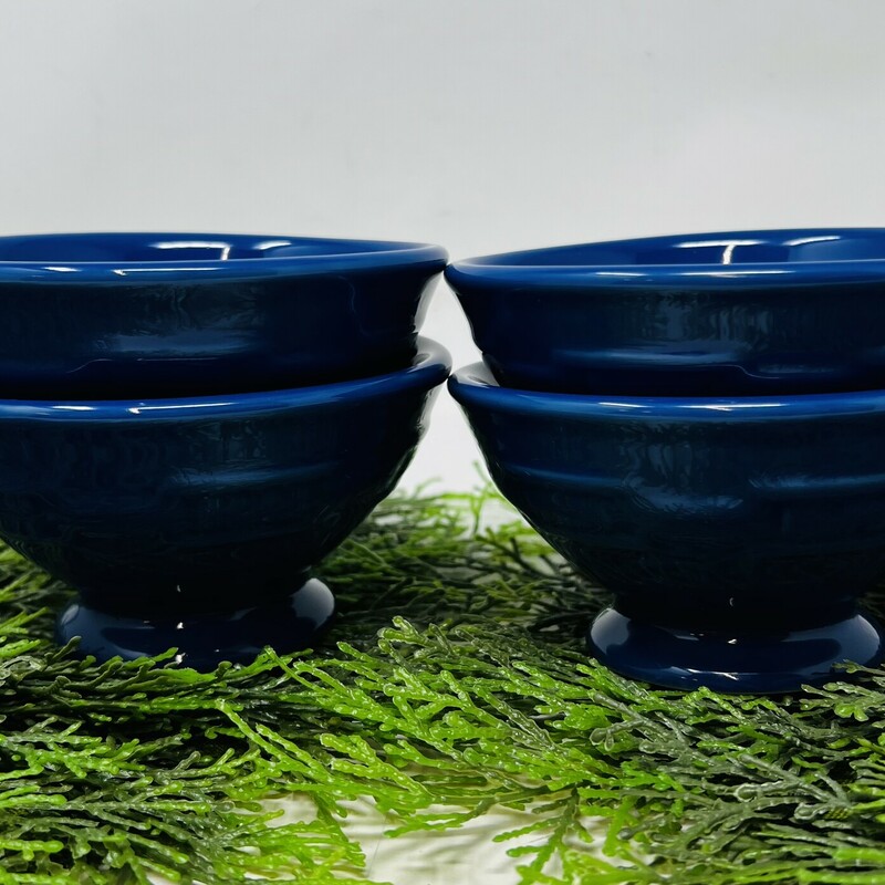 Blue Pottery Dessert Bowl