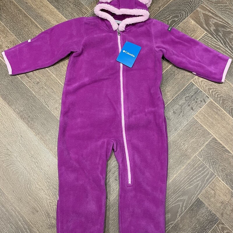 Columbia Fleece Suit, Purple, Size: 18-24M<br />
NEW With Tag