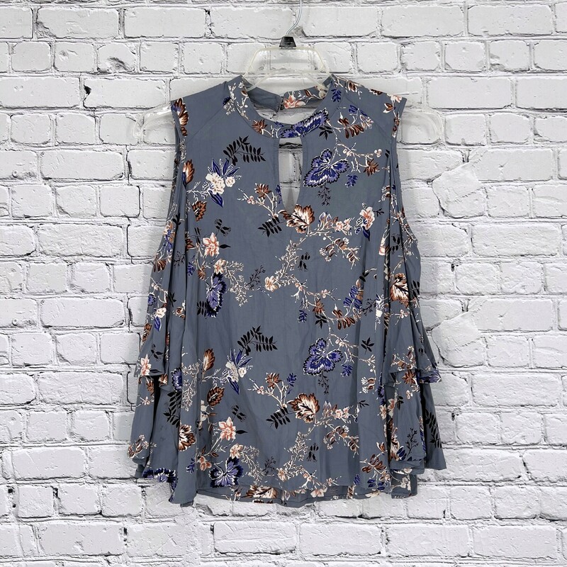 Angie Top, Blue, Size: Small