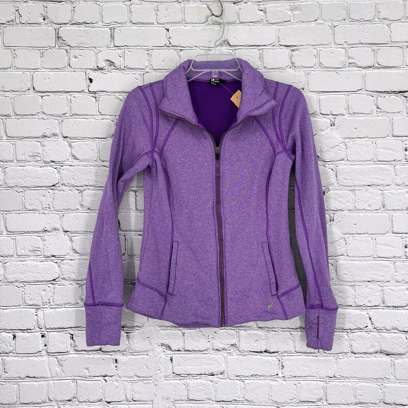 Fila Jacket, Purple, Size: Small