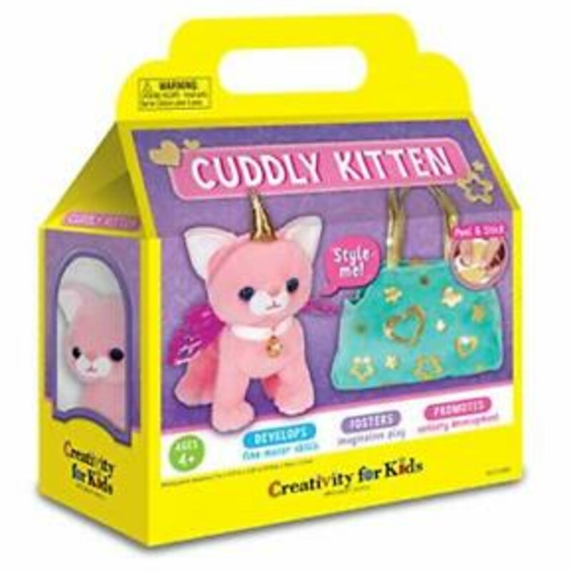 Cuddly Kitten, DIY, Create
Ages 4+
Develops fine motor skills
Fosters imaginative play
Promotes sensory development