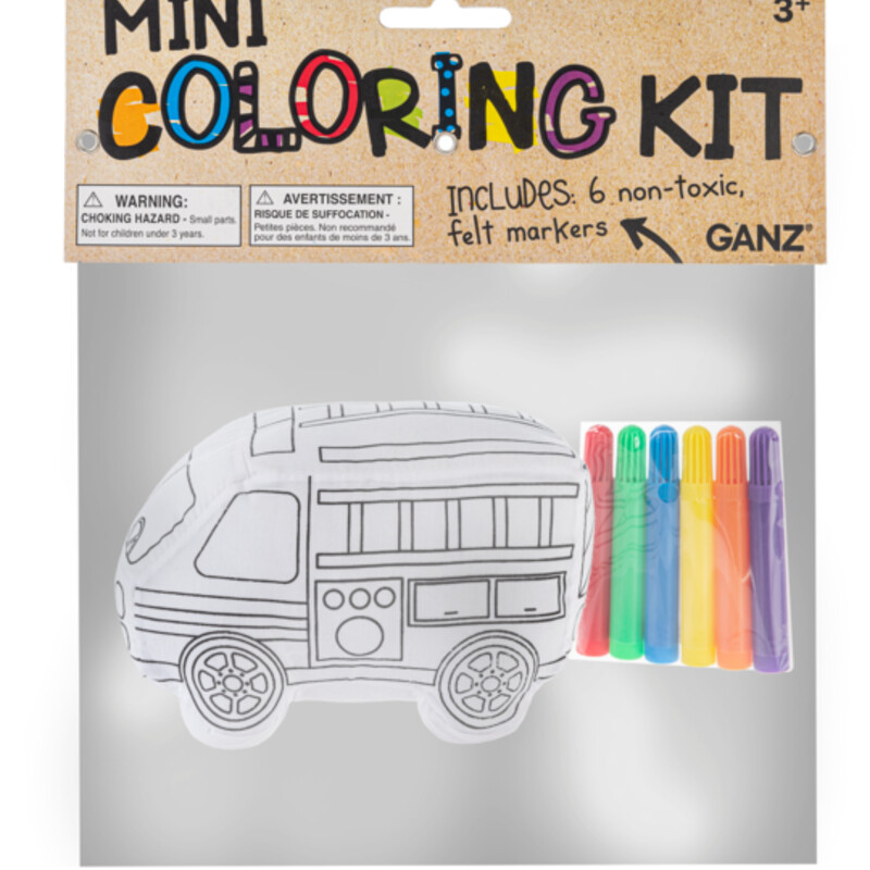 Colour Your Own Firetruck, W Marker, Size: Create