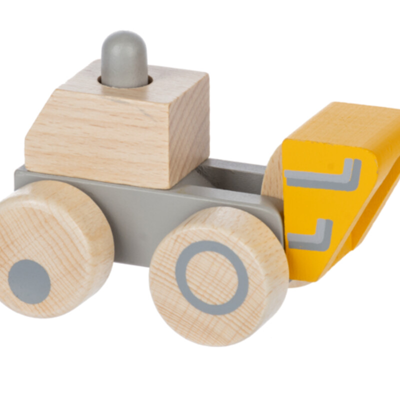 Wooden Squeeky Truck, 12m+, Size: Infant