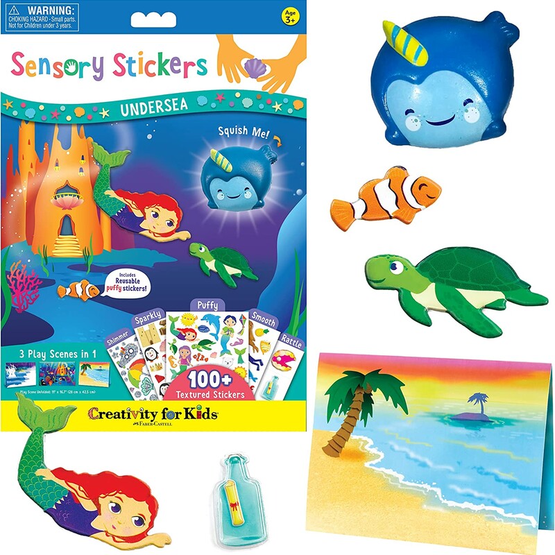 Undersea Sensory Stickers, 3+, Size: Stickers