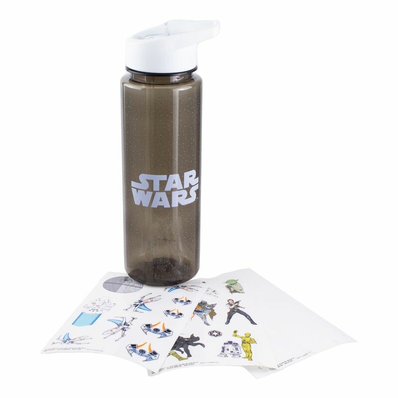 Star Wars Water Bottle, W/straw, Size: Tableware