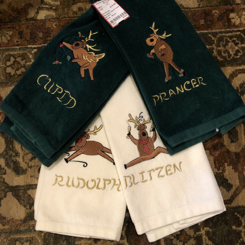 Reindeer Hand Towels - Se