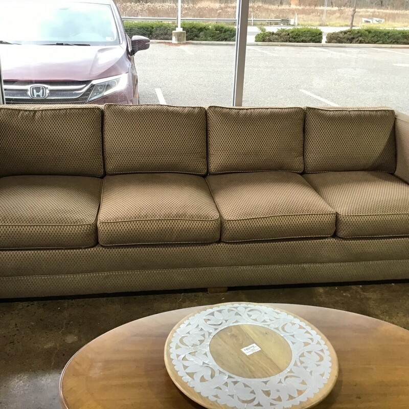 Brown 4 Cushion Sofa