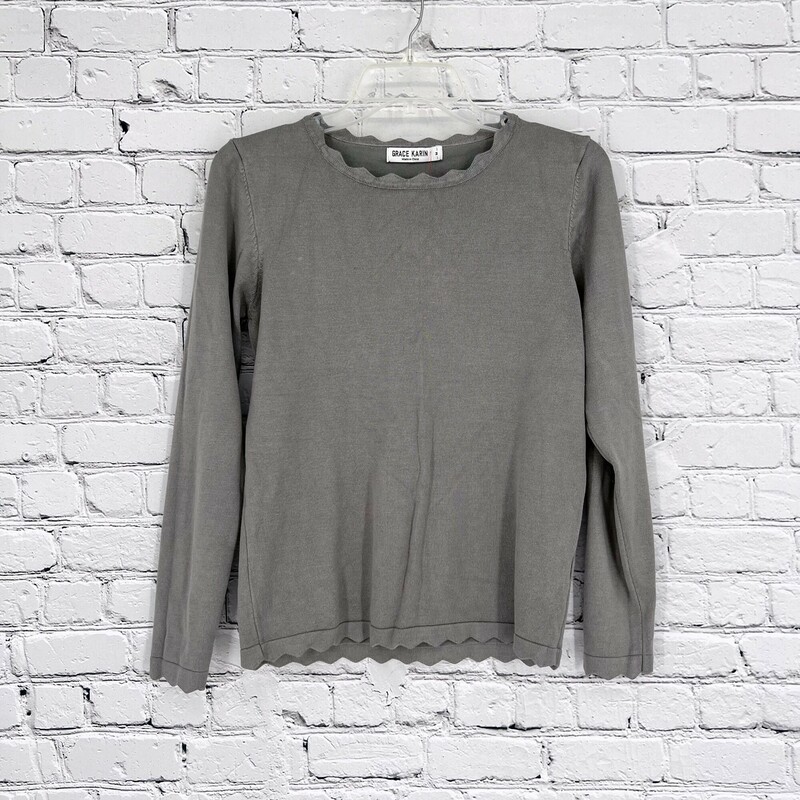 Grace Karin Sweater, Gray, Size: Medium
