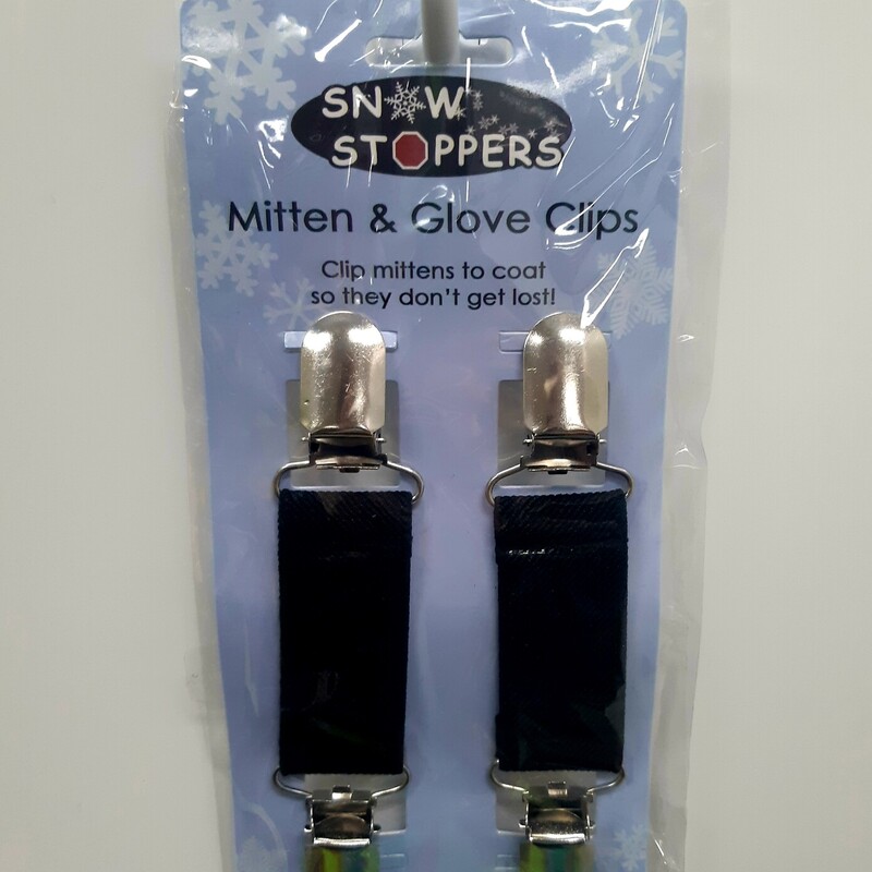 Mitten & Glove Clips, Black, Size: Mitts